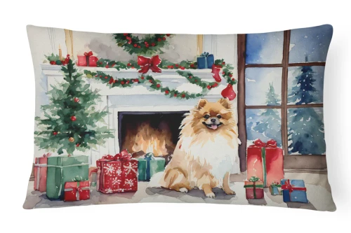 Christmas Pomeranian Pillow