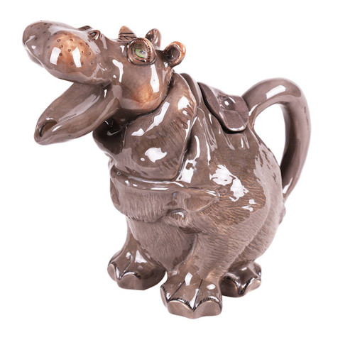 Happy Hippo Teapot