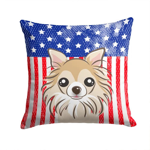 Patriotic Chihuahua Dog Pillow