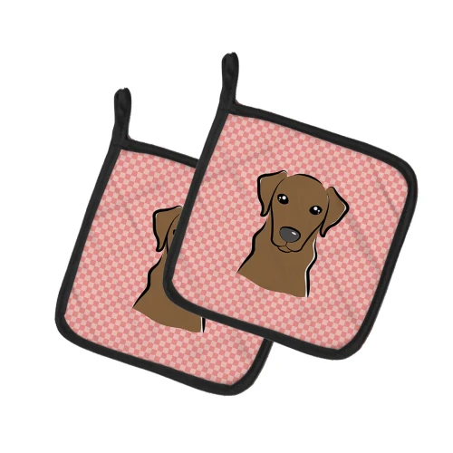 Chocolate Labrador Potholder