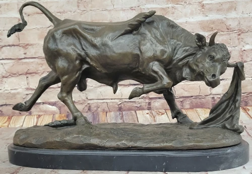 Bronze Charging Bull Sculpture
