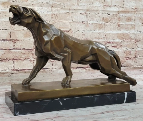 Bronze Lion Sculpture
