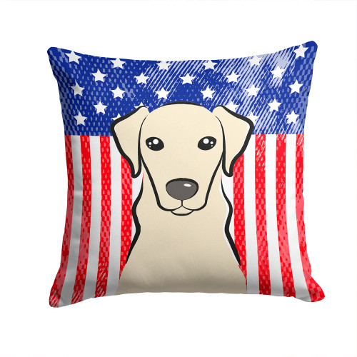 Patriotic Labrador Pillow