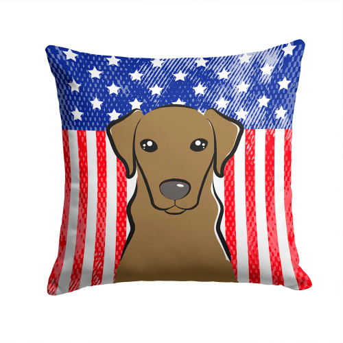Patriotic Labrador Pillow