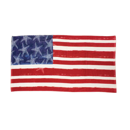 Starfish & Stripes Beach Towel
