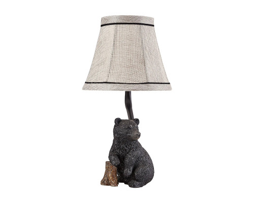Black Bear Cub Table Lamp