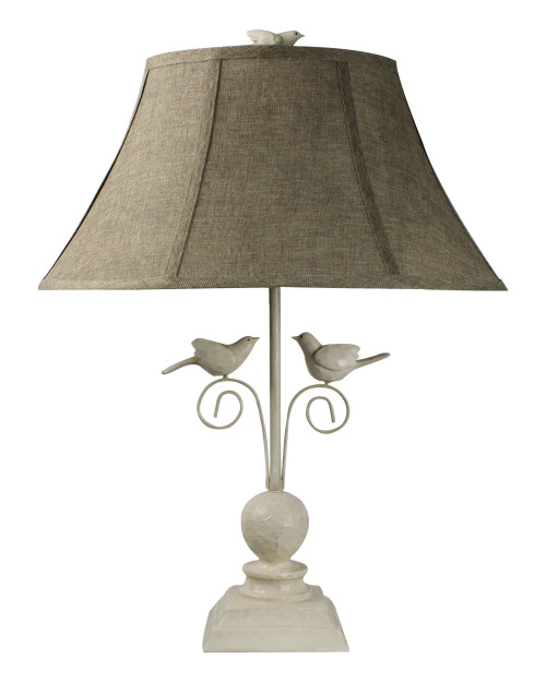 White Birds Accent Lamp