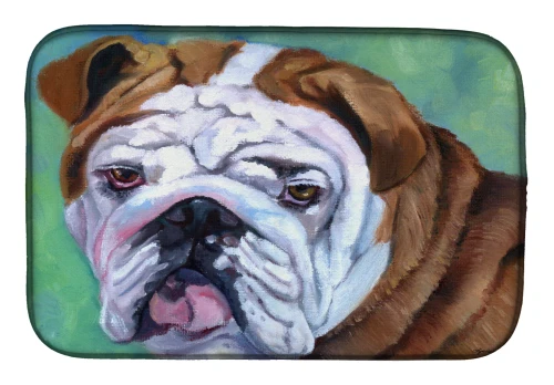 Bulldog Dish Mat