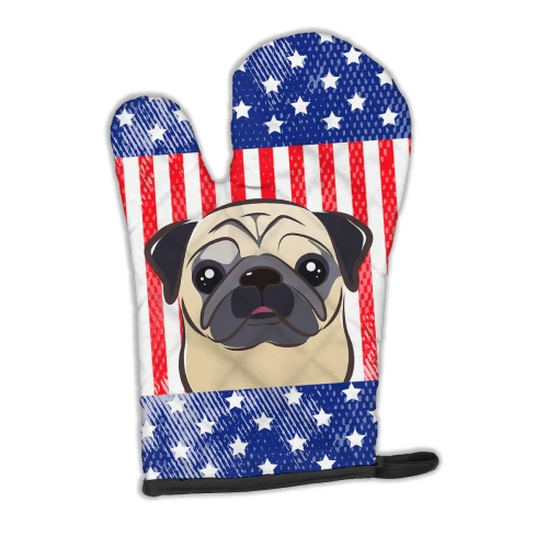 Patriotic Pug Oven Mitt