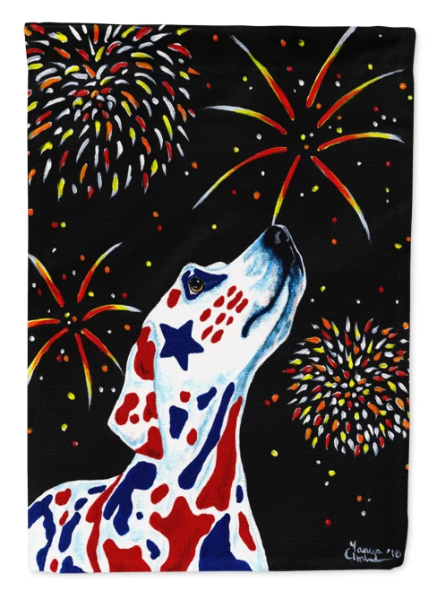 Patriotic Dalmatian Flag