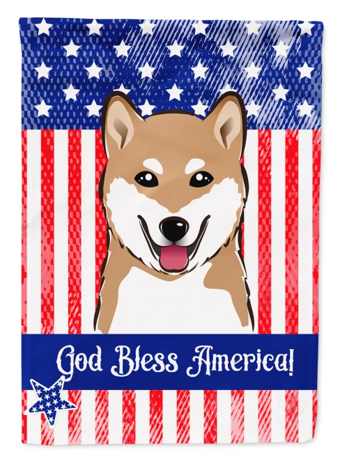 Patriotic Shiba Inu Flag