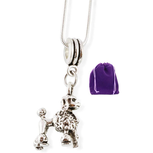 Silver Poodle Necklace