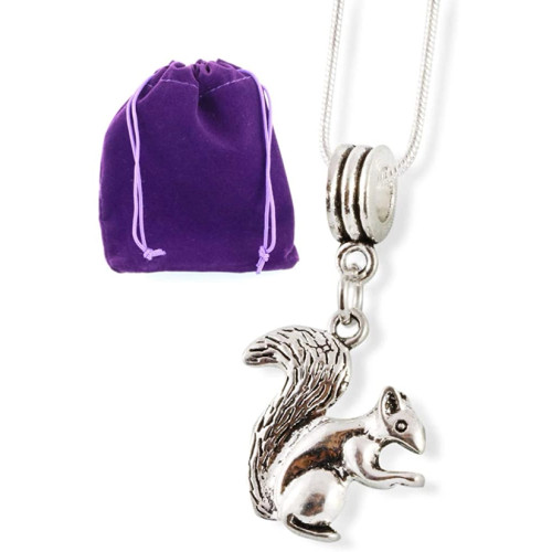 Silver Squirrel Necklace