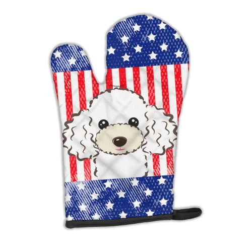 Patriotic Poodle Oven Mitt