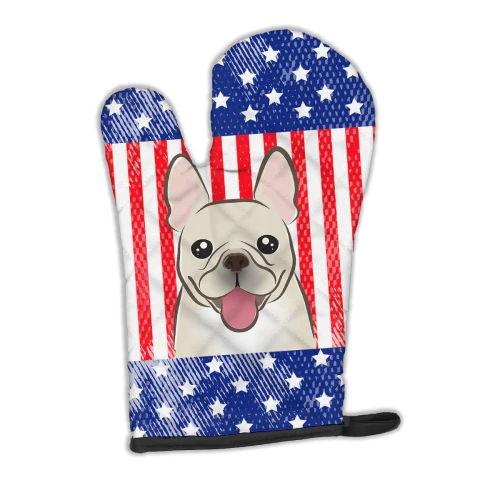 Patriotic French Bulldog Oven Mitt