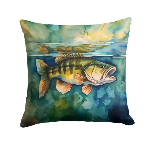 Bass Fish Throw Pillow