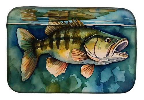 Bass Fish Throw Pillow