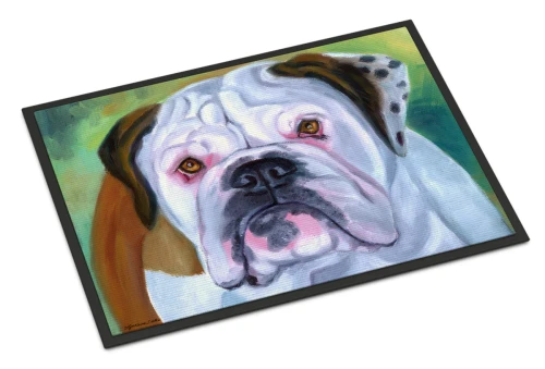 Close-Up Bulldog Doormat