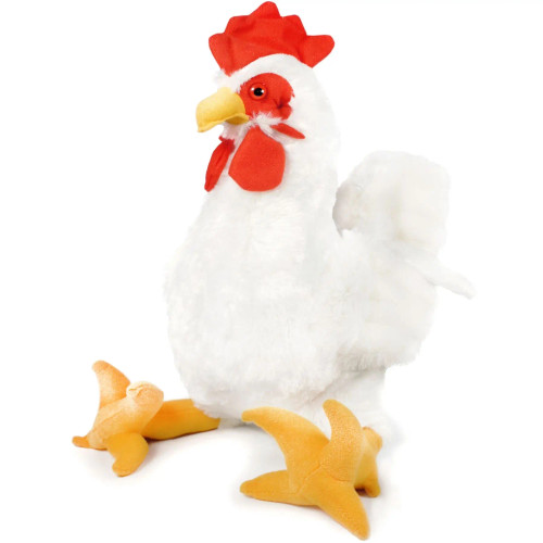 White Rooster Plush Toy