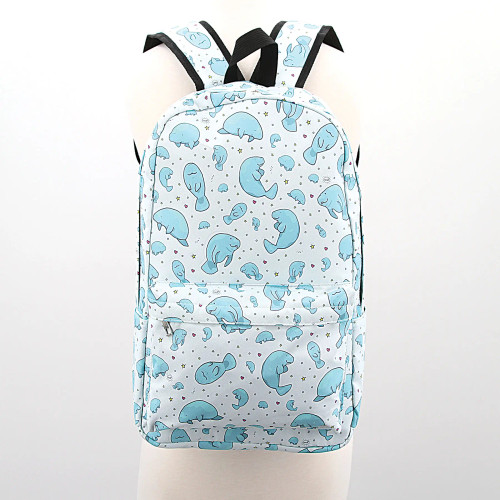 Blue Manatee Backpack