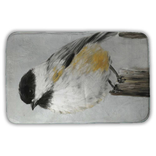 Perched Chickadee Bath Mat