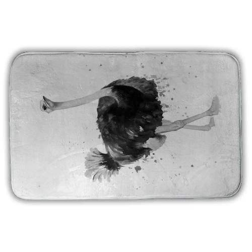 Proud Ostrich Bath Mat
