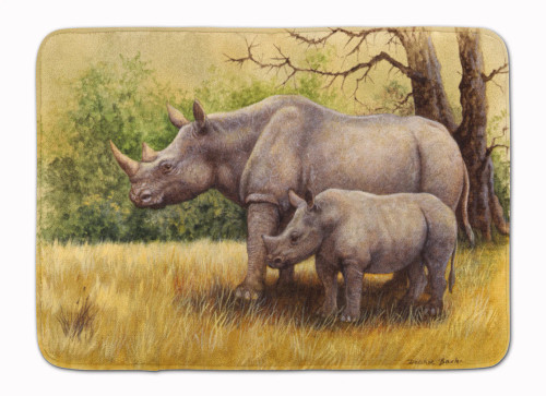 Savannah Rhino Memory Foam Rug