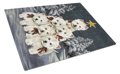 Christmas Westie Cutting Board