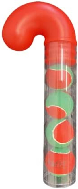 Candy Cane Christmas Dog Tennis Balls