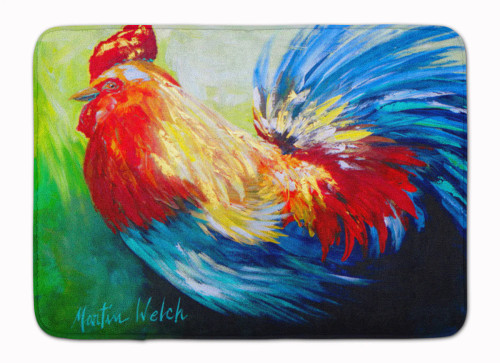 Vibrant Rooster Memory Foam Rug