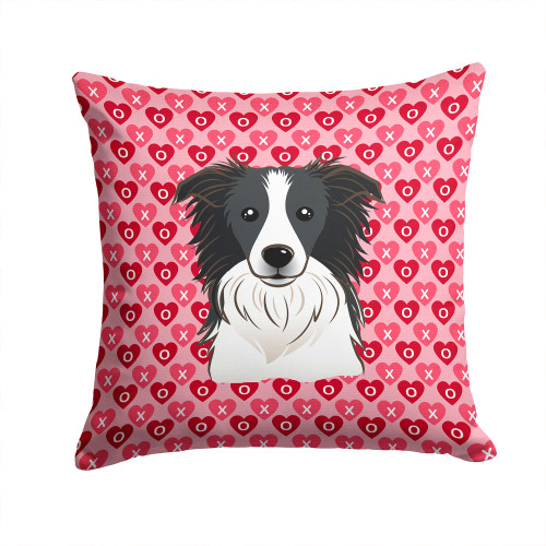 Border Collie Valentine Pillow