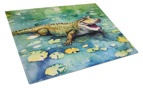 Alligator Glass Cutting Board