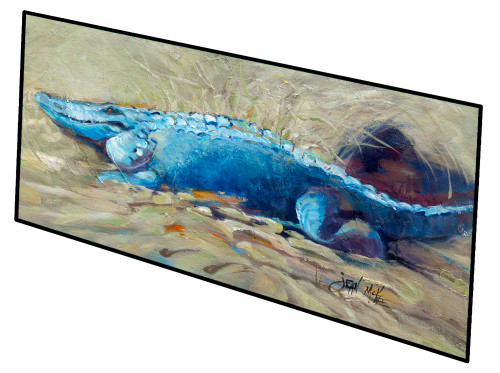 Blue Alligator Floor Runner Mat