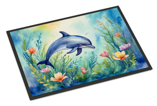Spring Dolphin Doormat