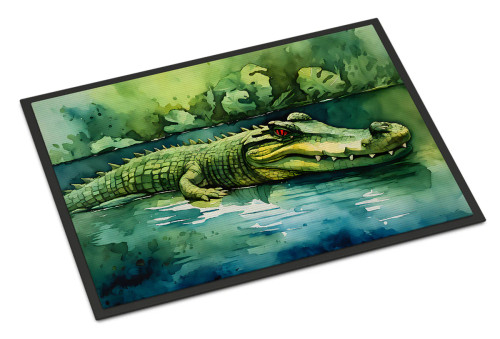 Red-Eyed Crocodile Doormat