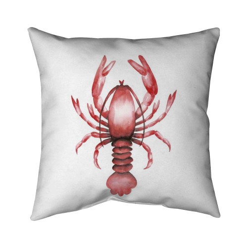 Red Lobster Throw Pillow