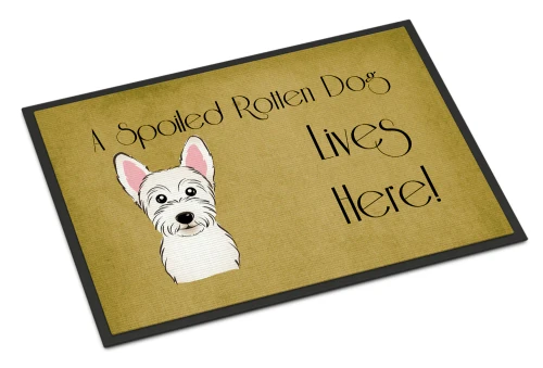 Spoiled Westie Doormat
