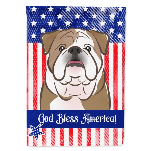 Patriotic Bulldog Flag