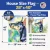 Watercolor Doberman Pinscher House Flag