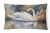 Graceful Swan Throw Pillow - Indoor/Outdoor