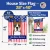 Patriotic Boxer House Flag