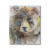 Watercolor Grizzly Bear Canvas Art Print