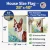 Brindle Boston Terrier House Flag