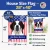 Patriotic Saint Bernard Flag