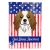 Patriotic Cavalier Spaniel Flag
