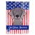Patriotic Weimaraner Flag