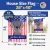 Patriotic Weimaraner Flag