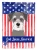 Patriotic Schnauzer Flag