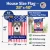 Patriotic Schnauzer Flag