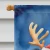 Holiday Reindeer Border Collie House Flag